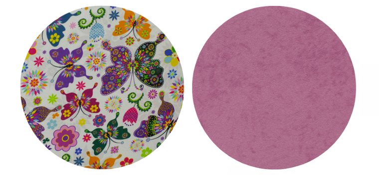 Entelo, Duo, krzesło młodzieżowe z podnóżkiem i podłokietnikami, wzrost 146-176,5 cm, motylki