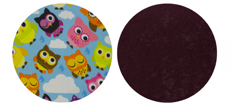 Entelo, Petit, krzesło dziecięce z podnóżkiem, wzrost 119-142 cm, sowy