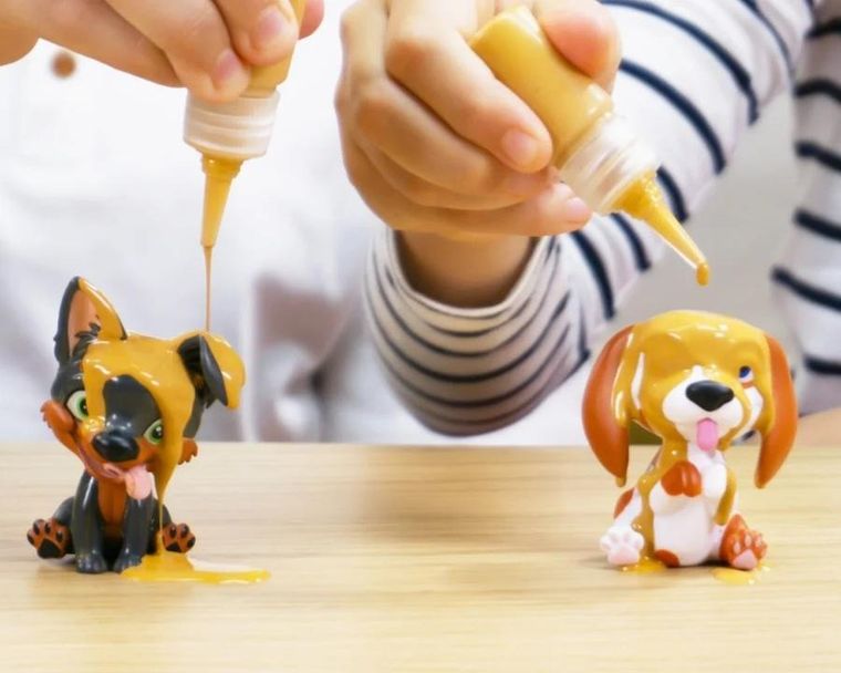 Epee, Brudaski w kąpieli, figurka, 1 szt.