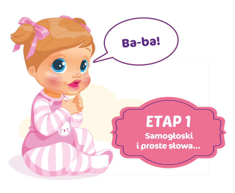 Epee, Emma, lalka interaktywna, 38 cm