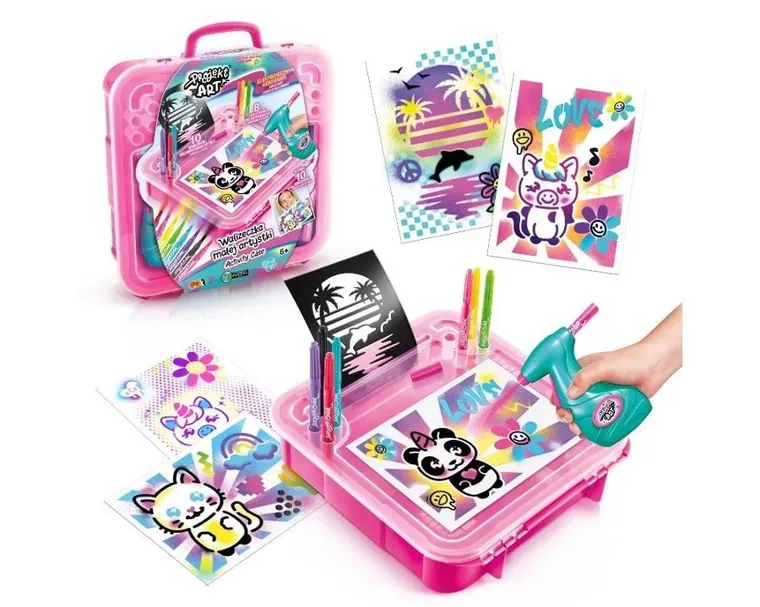 Epee, Projekt ART, zestaw do malowania, walizeczka małej artystki z aerografem
