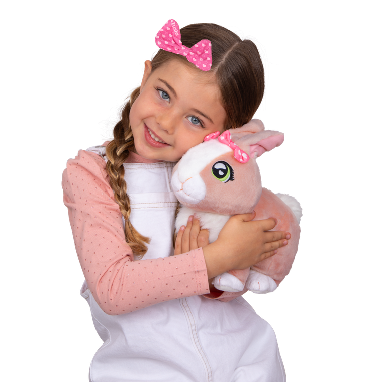 Epee, Tusia, beżowy królik, maskotka interaktywna