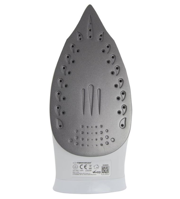 Esperanza, Silk, żelazko parowe, 2200W, biały, EHI005