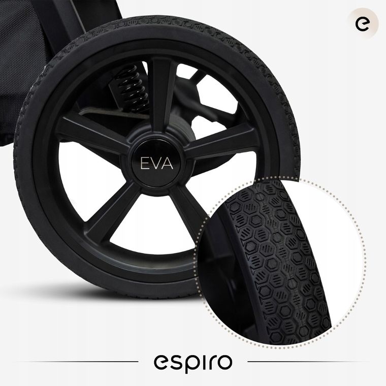 Espiro, Pearl, wózek spacerowy, 10 black pearl