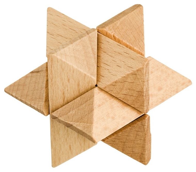 Eureka! Expert, łamigłówki drewniane, 4 szt.