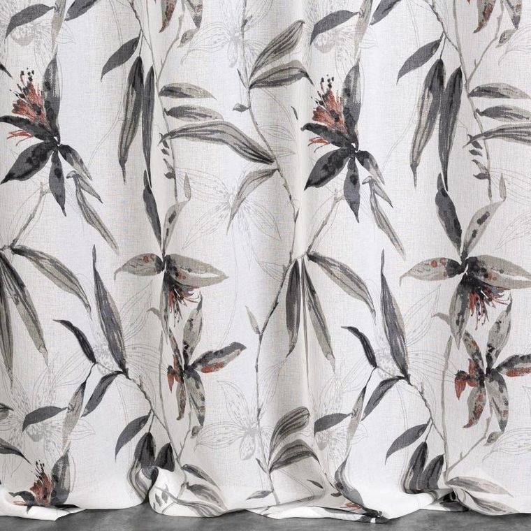 Eurofirany, firana gotowa Aida, 140-250 cm, ciemnobeżowy