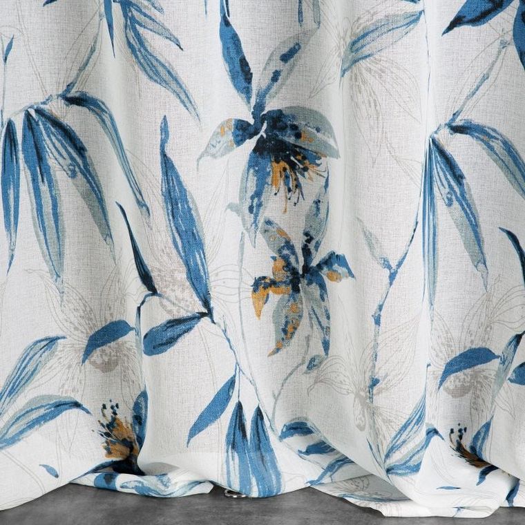 Eurofirany, firana gotowa Aida, 140-250 cm, niebieski