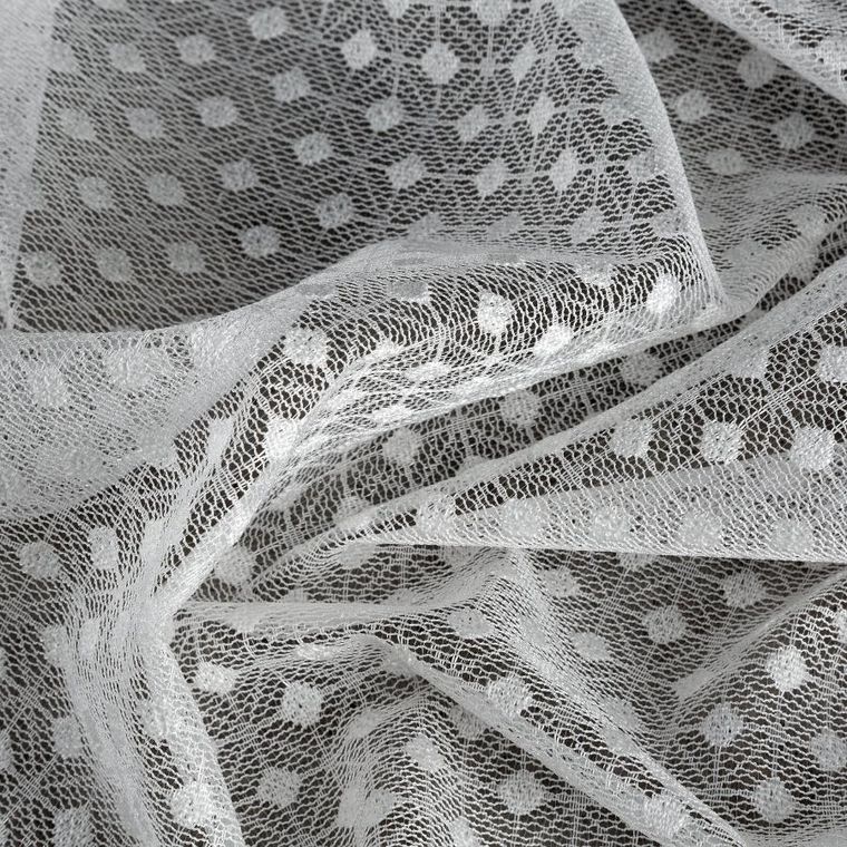 Eurofirany, firana gotowa, Alaya, na taśmie, 140-270 cm, biały