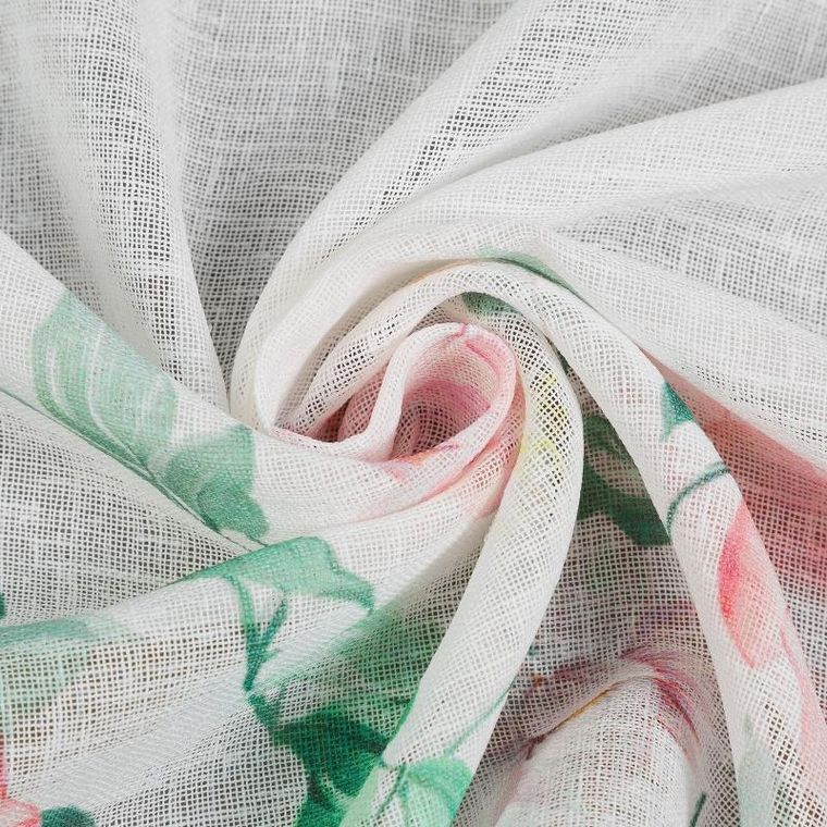 Eurofirany, firana gotowa asteja na taśmie, 30-150 cm, różowy