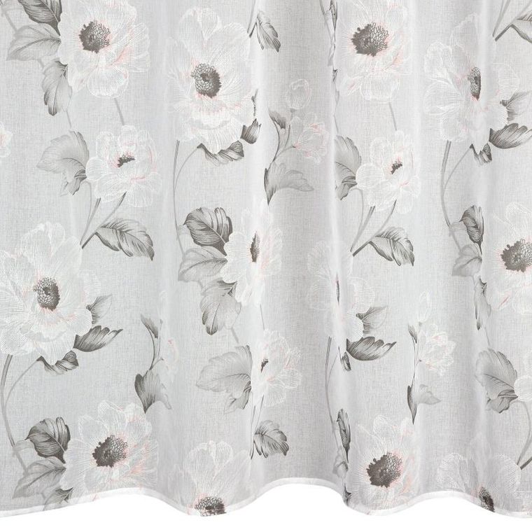 Eurofirany, firana gotowa, Bessy, 140-250 cm, różowy