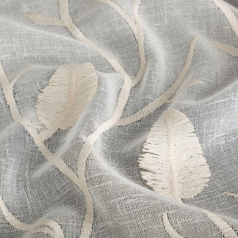 Eurofirany, firana gotowa, Broklyn, 140-250 cm, biały