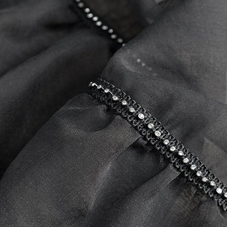 Eurofirany, firana gotowa, Carli, 140-250 cm, czarny