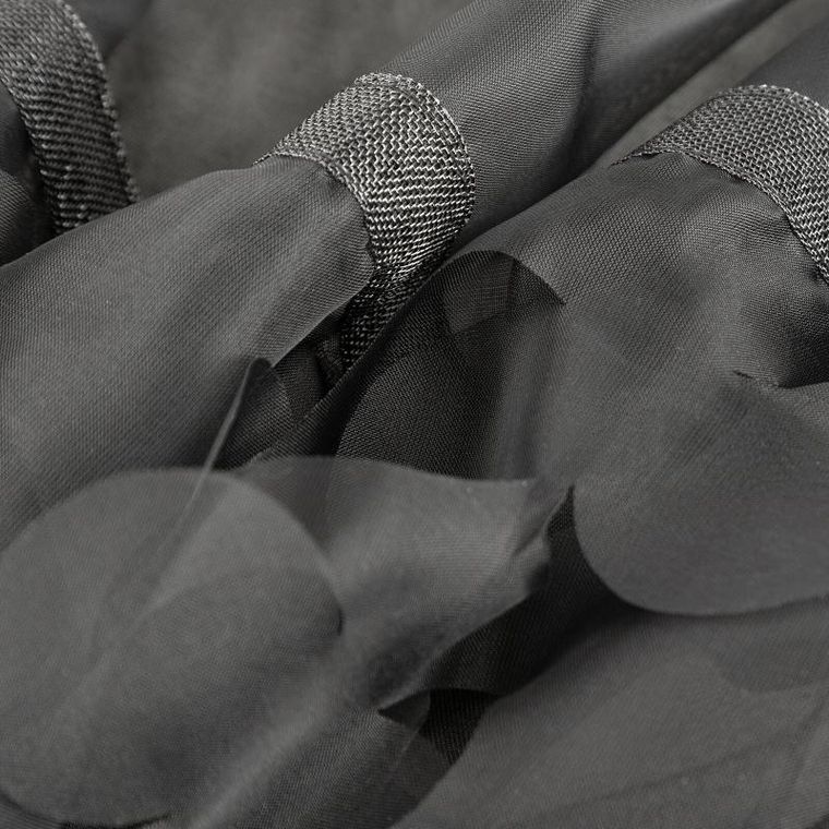 Eurofirany, firana gotowa, Debora, na taśmie, 140-270 cm, czarny