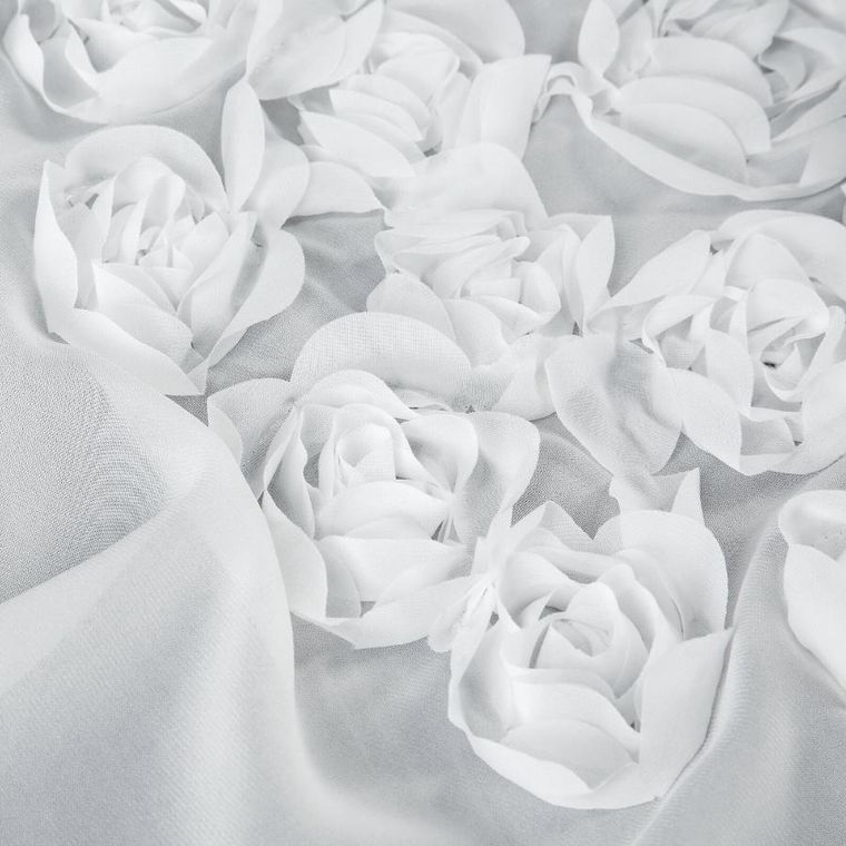 Eurofirany, firana gotowa Diana, 3 na taśmie, 350-160 cm, biały