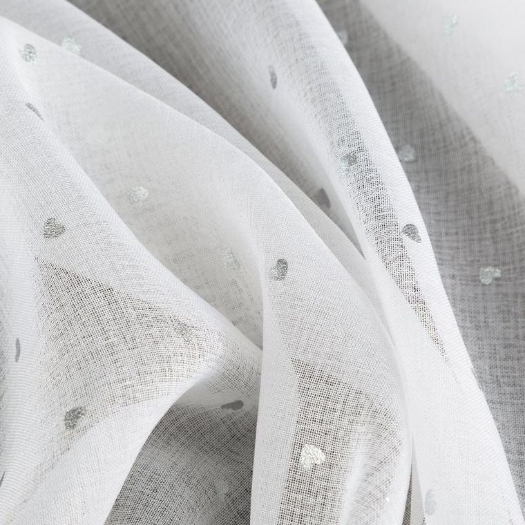 Eurofirany, firana gotowa gina, 140-250 cm, biały