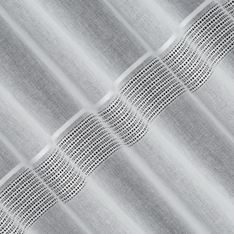 Eurofirany, firana gotowa, Ines, na taśmie, 140-270 cm, biały