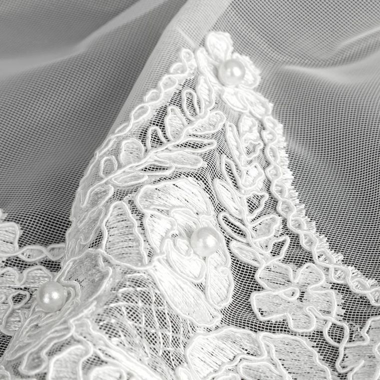 Eurofirany, firana gotowa, Isari, 350-250 cm, biały