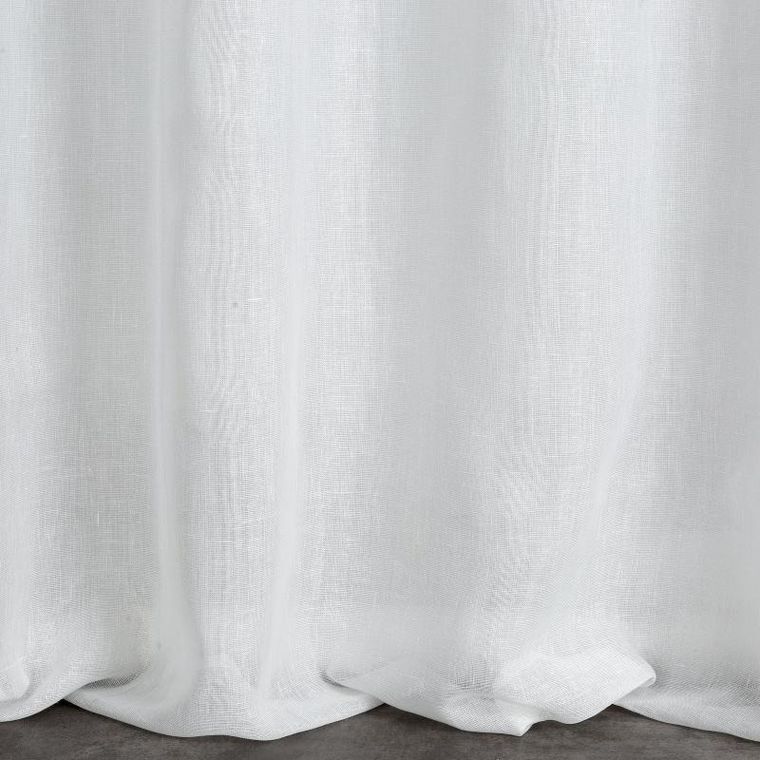 Eurofirany, firana gotowa Jasper, 140-250 cm, biały