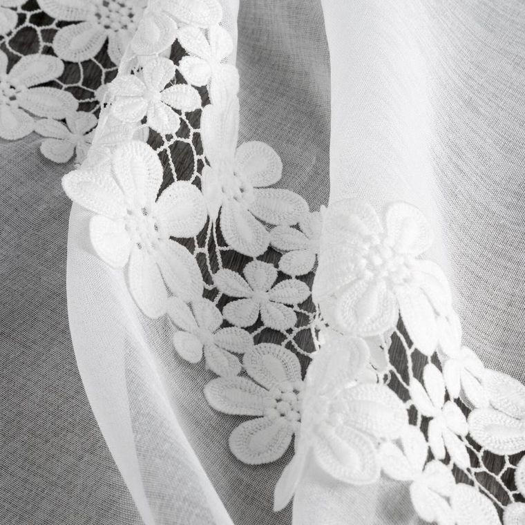 Eurofirany, firana gotowa, Kaja, 140-250 cm, biały