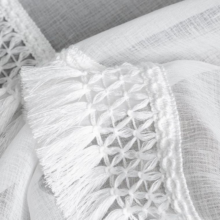 Eurofirany, firana gotowa, Kira, na taśmie, 140-270 cm, biały