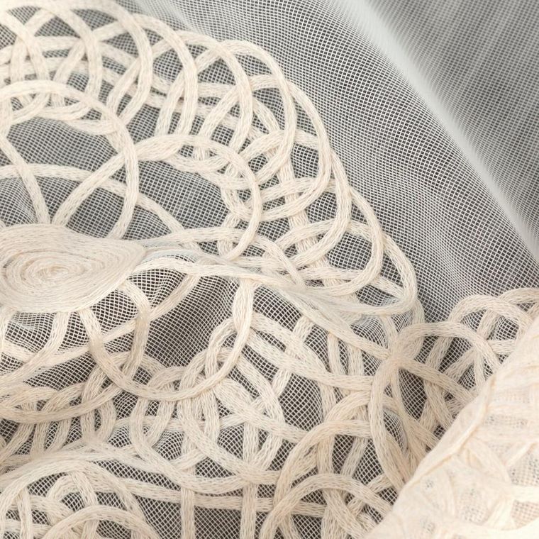 Eurofirany, firana gotowa, Liza, 140-250 cm, beżowy