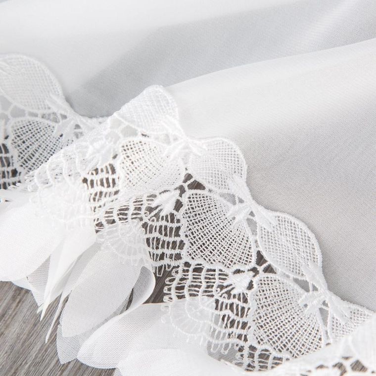 Eurofirany, firana gotowa, Loreta, na taśmie, 400-160 cm, biały