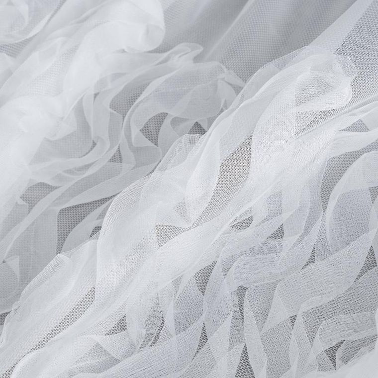 Eurofirany, firana gotowa, Loris, na taśmie, 140-270 cm, biały