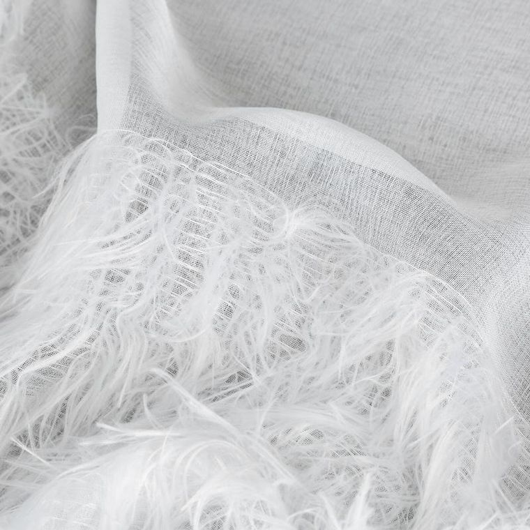 Eurofirany, firana gotowa Margaret2, 140-250 cm, biały