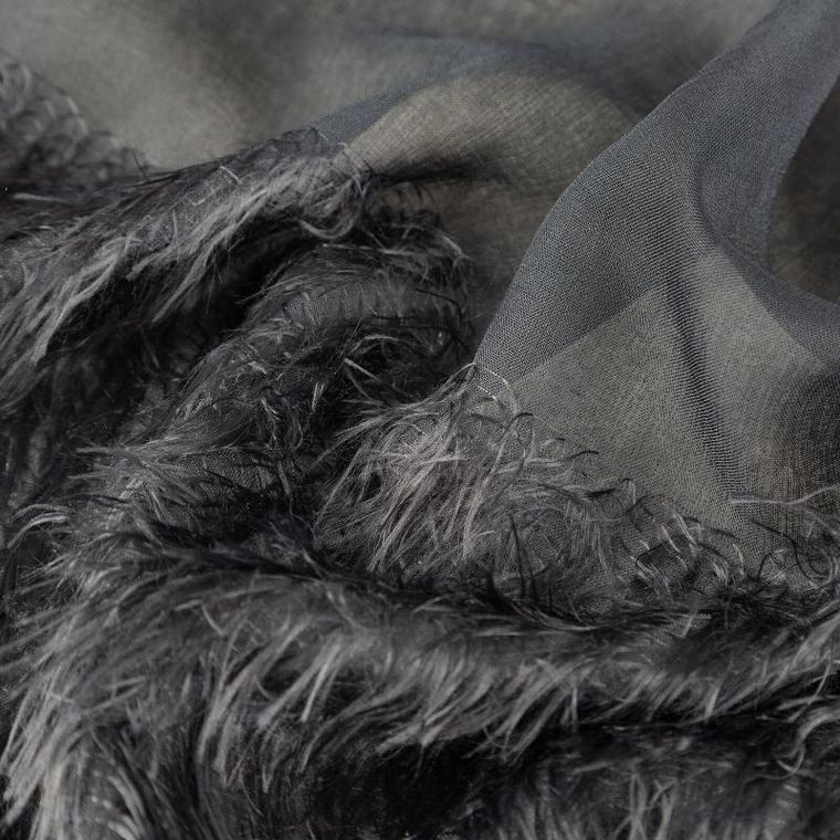 Eurofirany, firana gotowa Margaret2, 140-250 cm, czarny