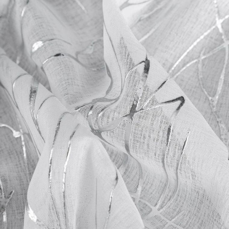 Eurofirany, firana gotowa, Melia, na taśmie, 140-270 cm, biały