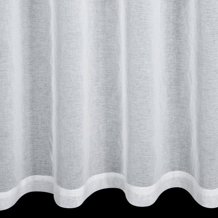 Eurofirany, firana gotowa, Melisa, na szelkach, 140-250 cm, biały