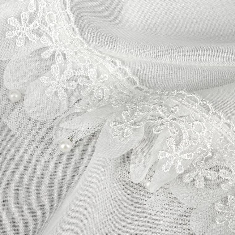 Eurofirany, firana gotowa na taśmie, Elena, biały, 140-270 cm