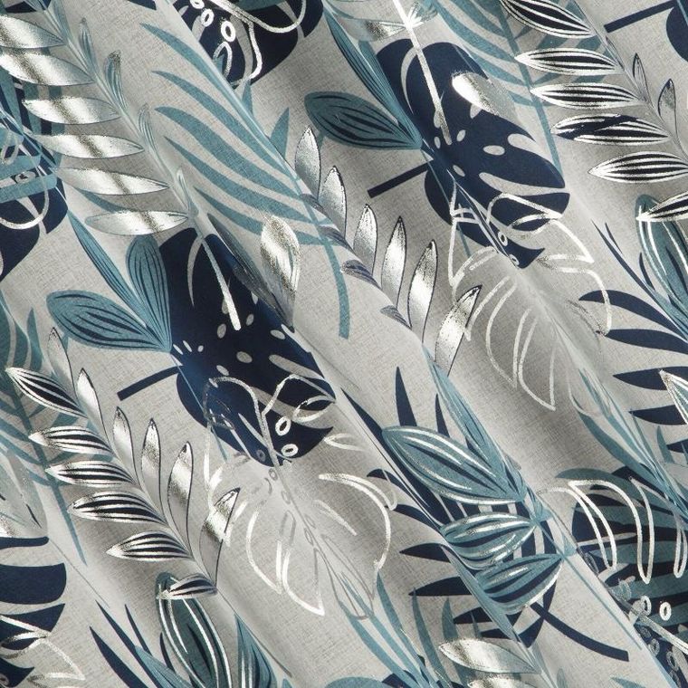 Eurofirany, firana gotowa na taśmie, Malta, granatowy