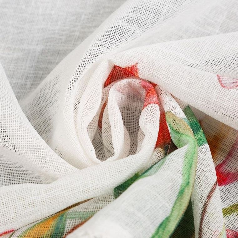 Eurofirany, firana gotowa na taśmie, Stella, 30-150 cm, biały