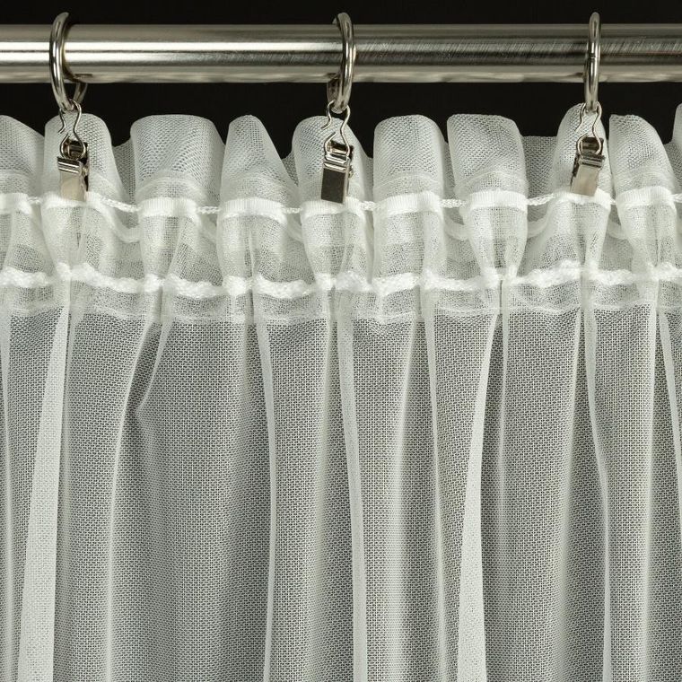 Eurofirany, firana gotowa, Nira, na taśmie, 150-40 cm, kremowy