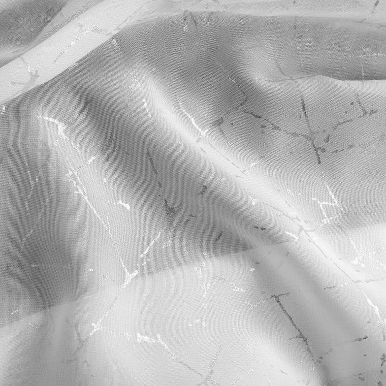 Eurofirany, firana gotowa, Roxi, na taśmie, 140-270 cm, biały