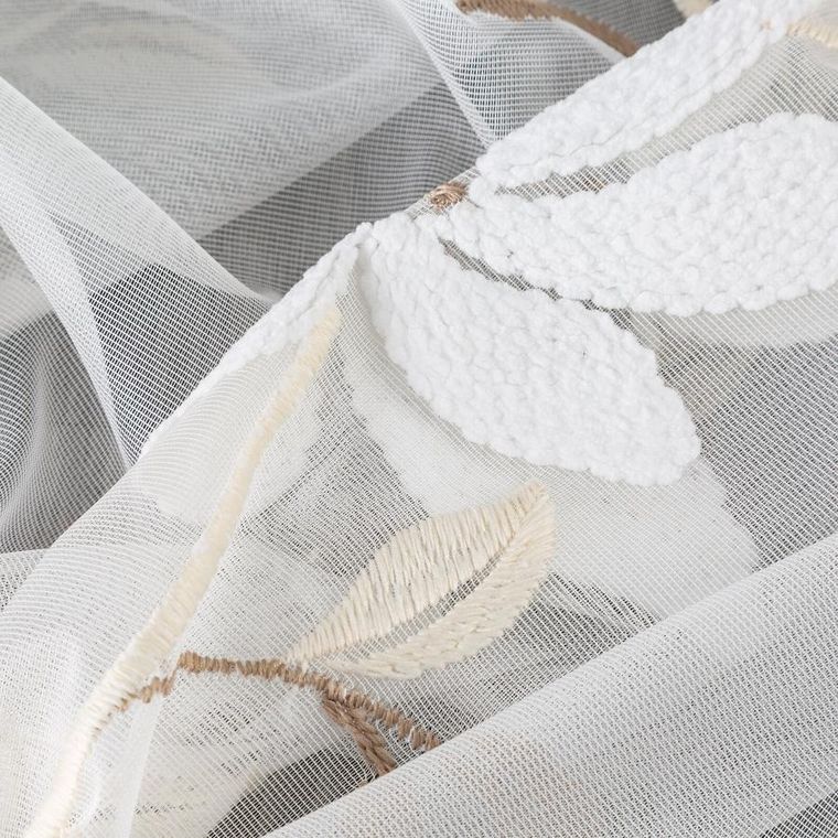 Eurofirany, firana gotowa, Sandi, 350-250 cm, biały