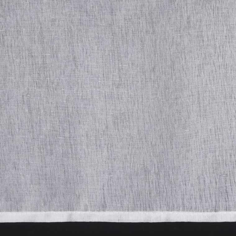 Eurofirany, firana gotowa, Sevilla, na szelkach, 150-60 cm, biały