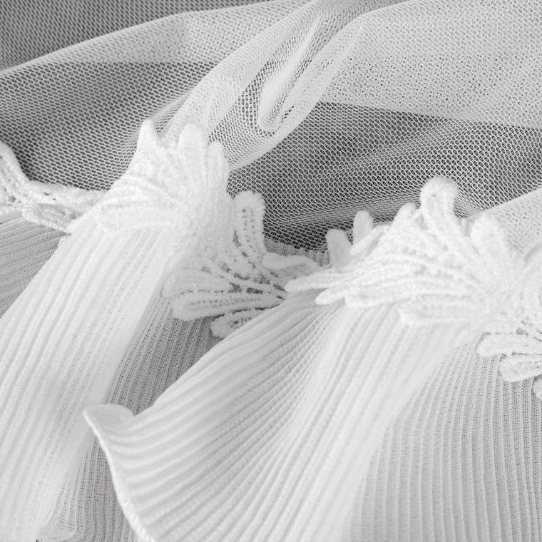 Eurofirany, firana gotowa, Sofi, 140-260 cm, biały