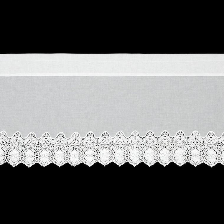 Eurofirany, firana gotowa, Sola, na taśmie, 150-40 cm, biały