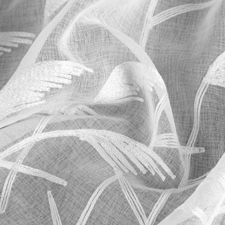 Eurofirany, firana gotowa, Tasha, 140-250 cm, biały