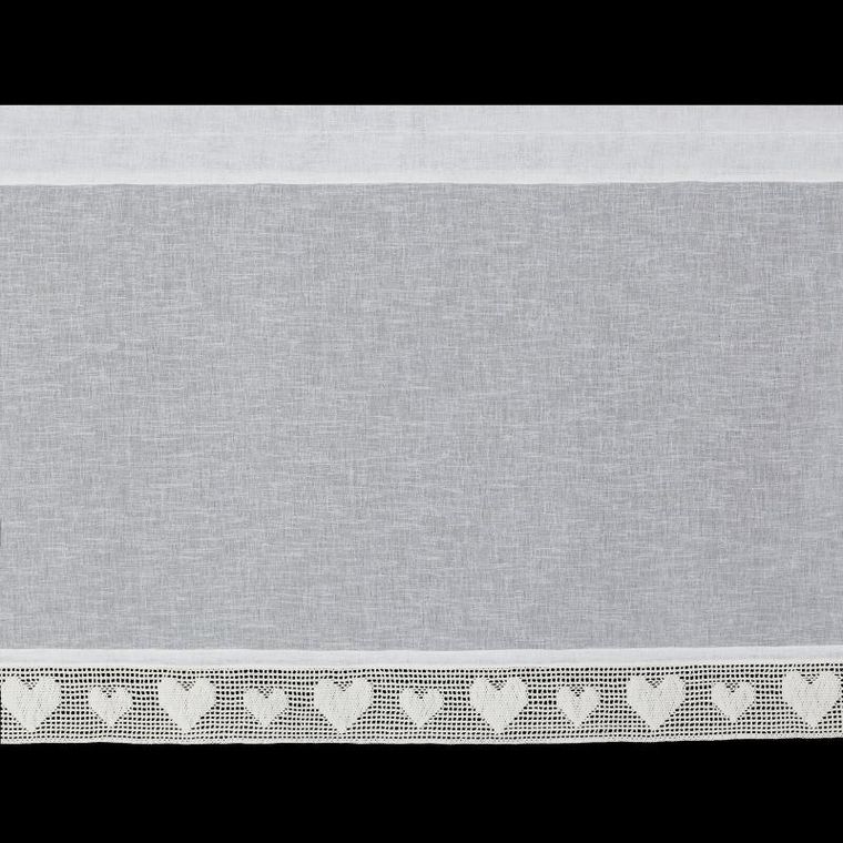 Eurofirany, firana zaciemniająca gotowa, Gaja, na taśmie, 150-60 cm, kremowy