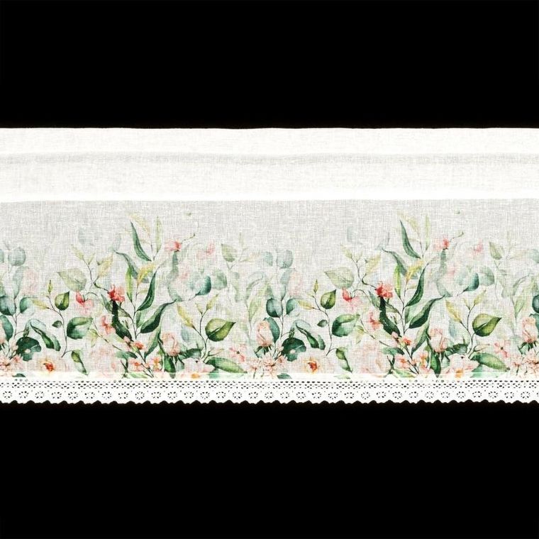 Eurofirany, firana zaciemniająca gotowa na taśmie, Estera, 150-30 cm, biały