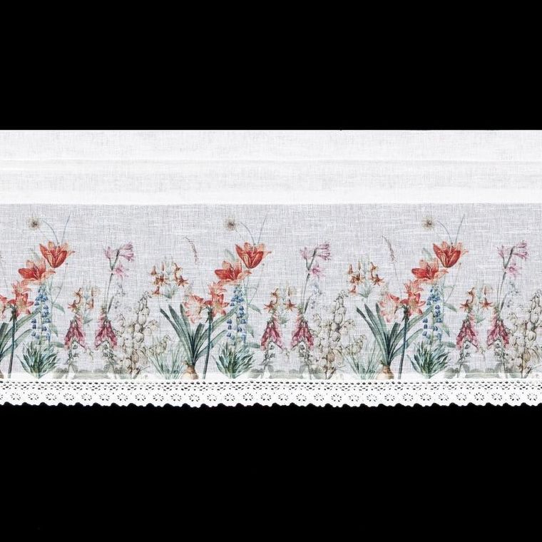 Eurofirany, firana zaciemniająca gotowa, Nemezja, na taśmie, 150-30 cm, biały