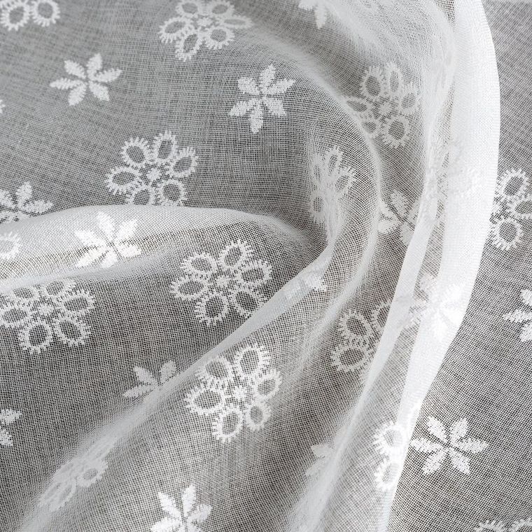 Eurofirany, firana zaciemniająca gotowa, Sanny, 140-250 cm, biały