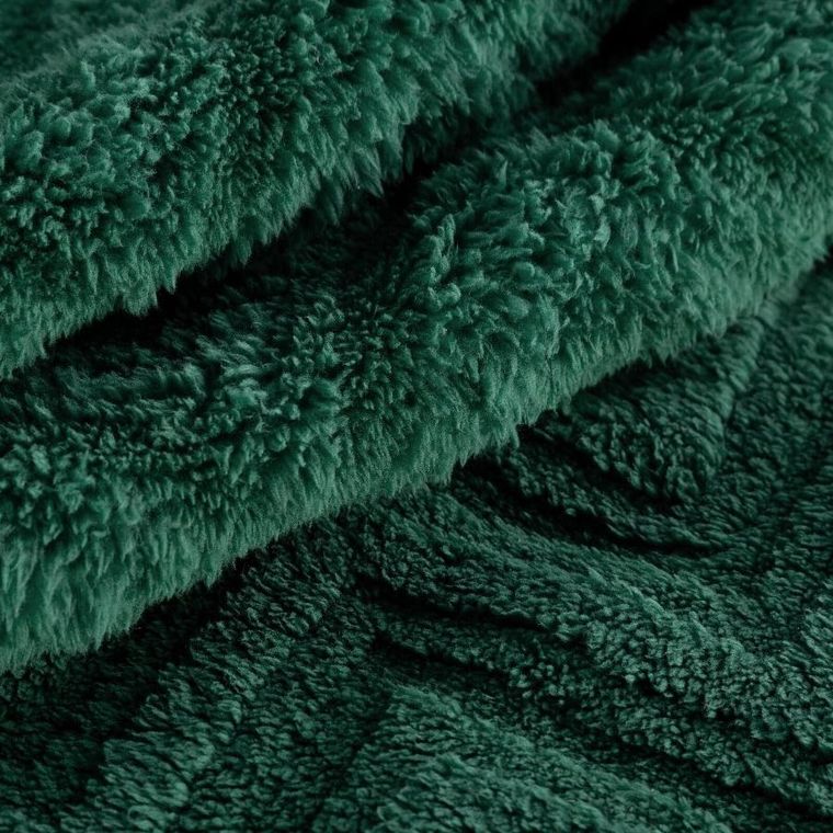 Eurofirany, koc d91 jodła, 200-220 cm, ciemnozielony