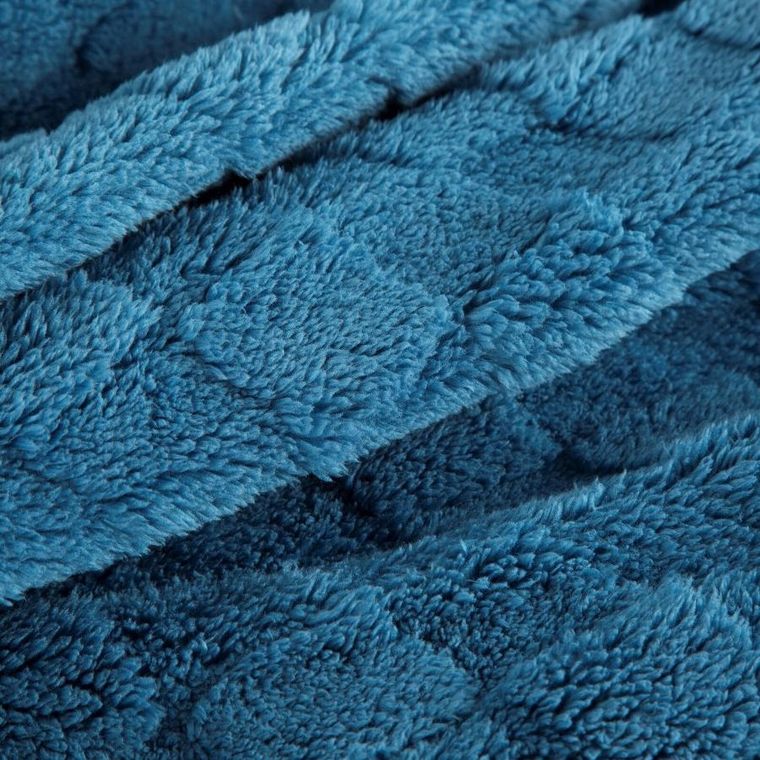 Eurofirany, koc d91, Nancy, 200-220 cm, granatowy