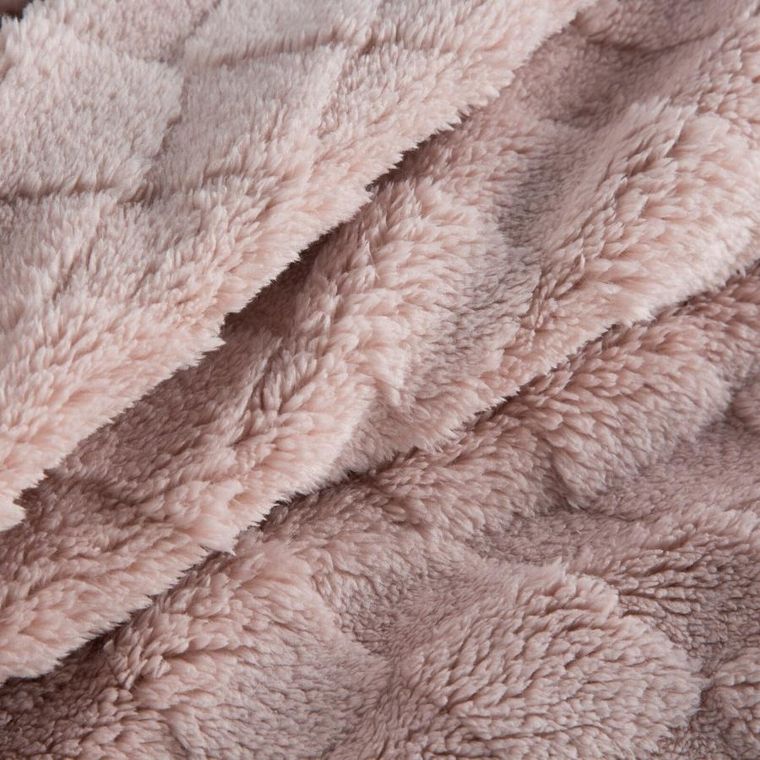 Eurofirany, koc d91, Nancy, 200-220 cm, pudrowy