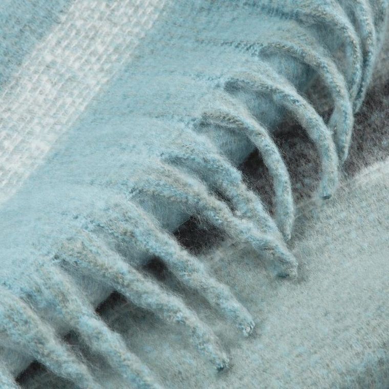 Eurofirany, koc moher, 5, 130-170 cm, niebieski