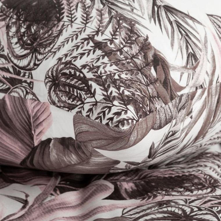 Eurofirany, komplet pościeli bawełnianej, Davos, 140-200 cm, fioletowy